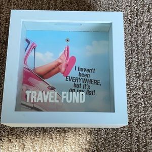 Traval fund piggy bank